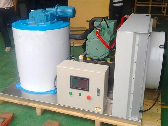 1.5T/Day Stainless Steel Industrial Bizter Compressor Flake Ice Maker