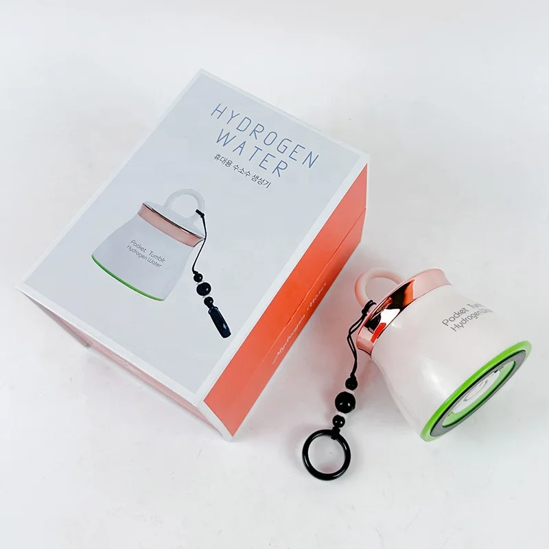 Portable hydrogen water generator electrolyte hydrogen rich water generator for bottled water