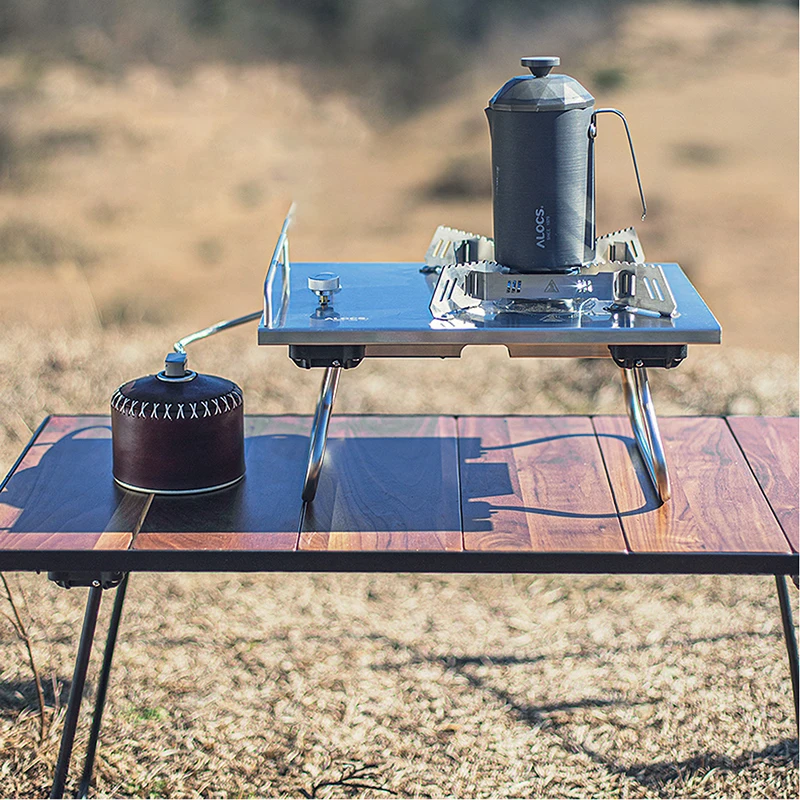 Easy to use Alocs outdoor gas burner user friendly for family