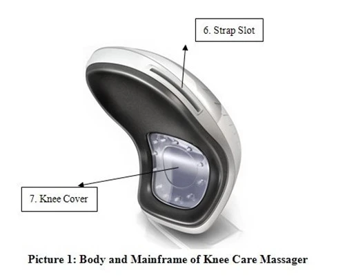 
Vibration Body Massager products manufacturer body massage electric knee massager to ease knee pains 