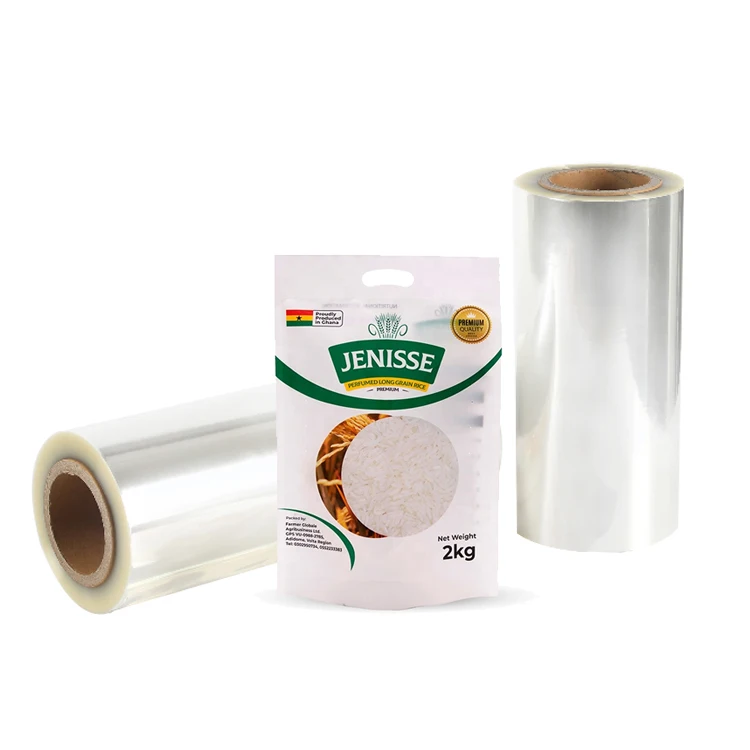 Wholesale flour rice packaging bag bopp lamination film