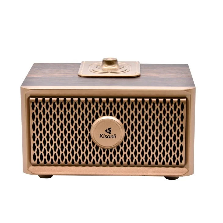 wholesale Speaker  OEM Customized mini wireless blue tooth sub1 powered bass module wooden speaker