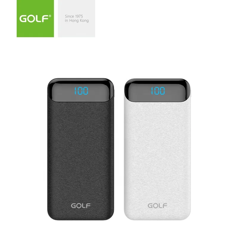 GOLF Fast Charging PD 20W Digital Display New Trending Product QC 3.0 Customized Logo Factory Price 20000mah Power Bank