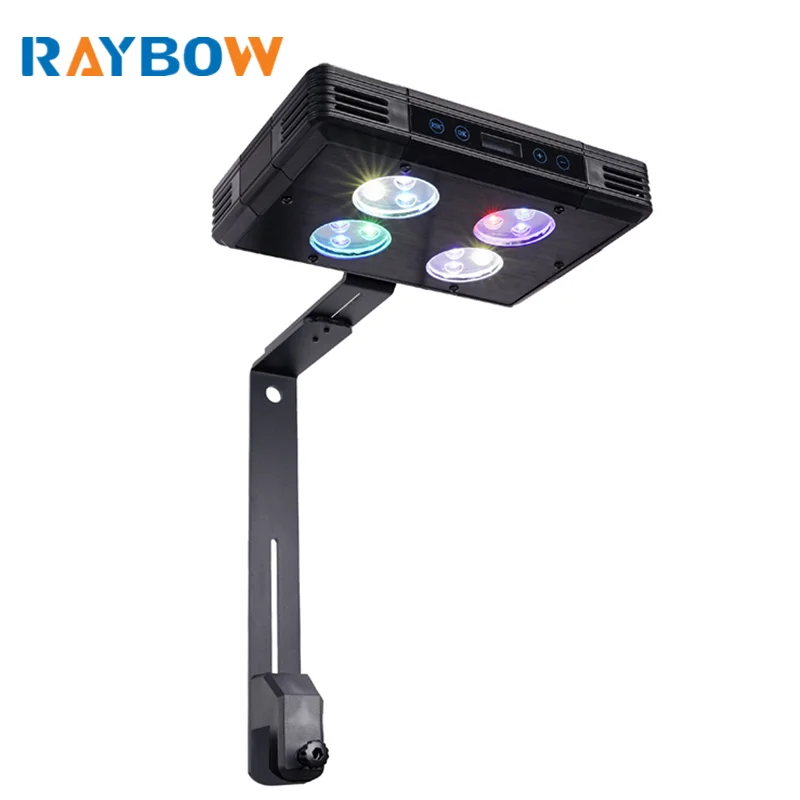Raybow 52W LED Reef Light Marine Coral SPS LPS WiFi Control Sunrise Sunset Full Spectrum aquarium lights