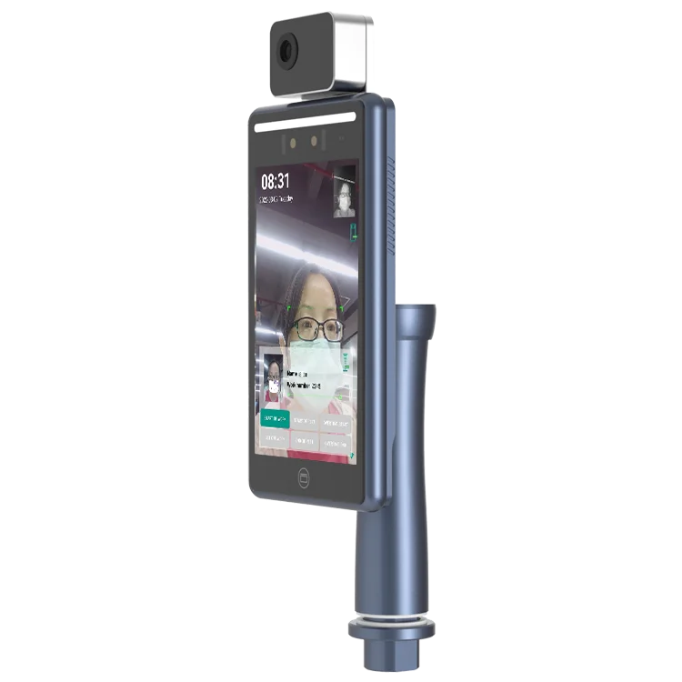 Широкоформатный динамический считыватель карт распознавания лиц, система контроля доступа с временным посещением, 8 дюймов, Бесплатная SDK API