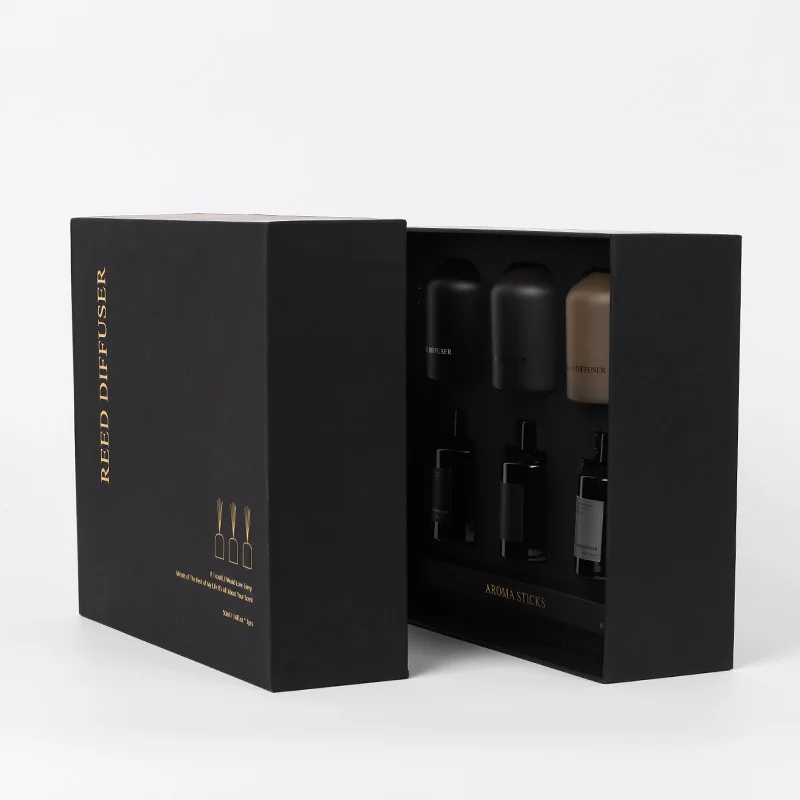 Aroma Gifts Set of 3 50ml Diffuser Gift Set  With Nature Essential Oil Reed Diffuser Home Fragrance New Design Promotion Gifts