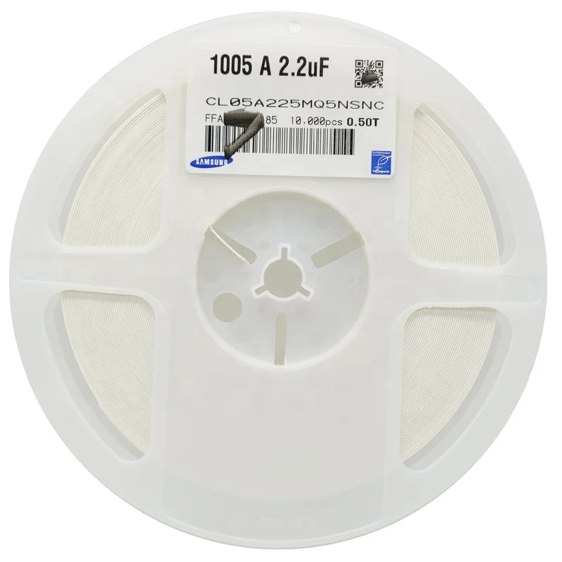 
SMD ceramic capacitors 225PM 6.3V X5R 0402 Passive Components CL05A225MQ5NSNC Chip capacitors Original Product 