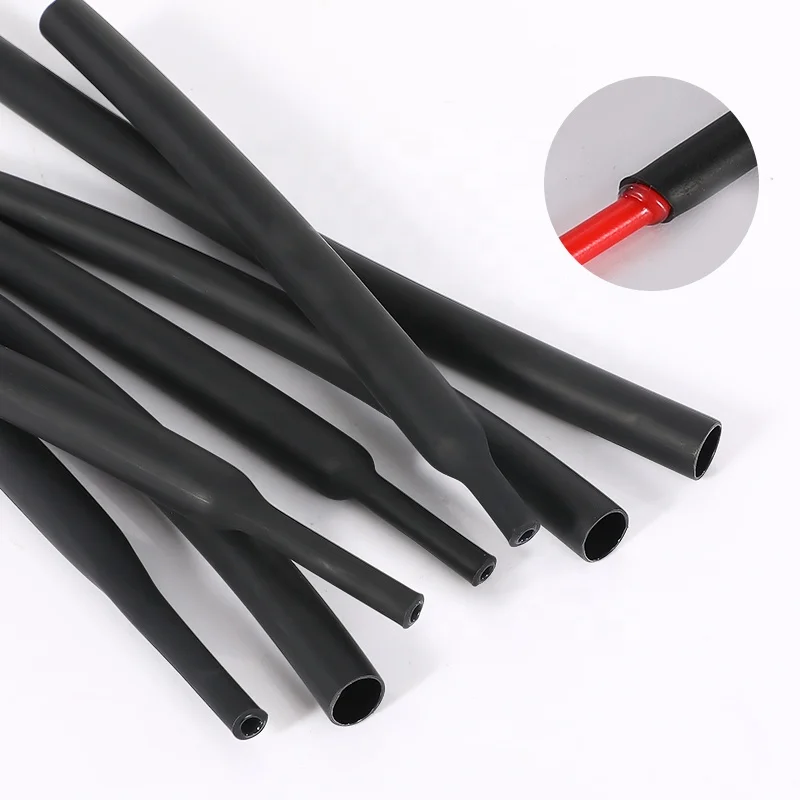 ZHBOZ 135 Degree Low Smoke 4x Dual Wall Glue Wear Resisting Waterproof Solvent Resistant Oil Resistant Heat Shrinkable Tube