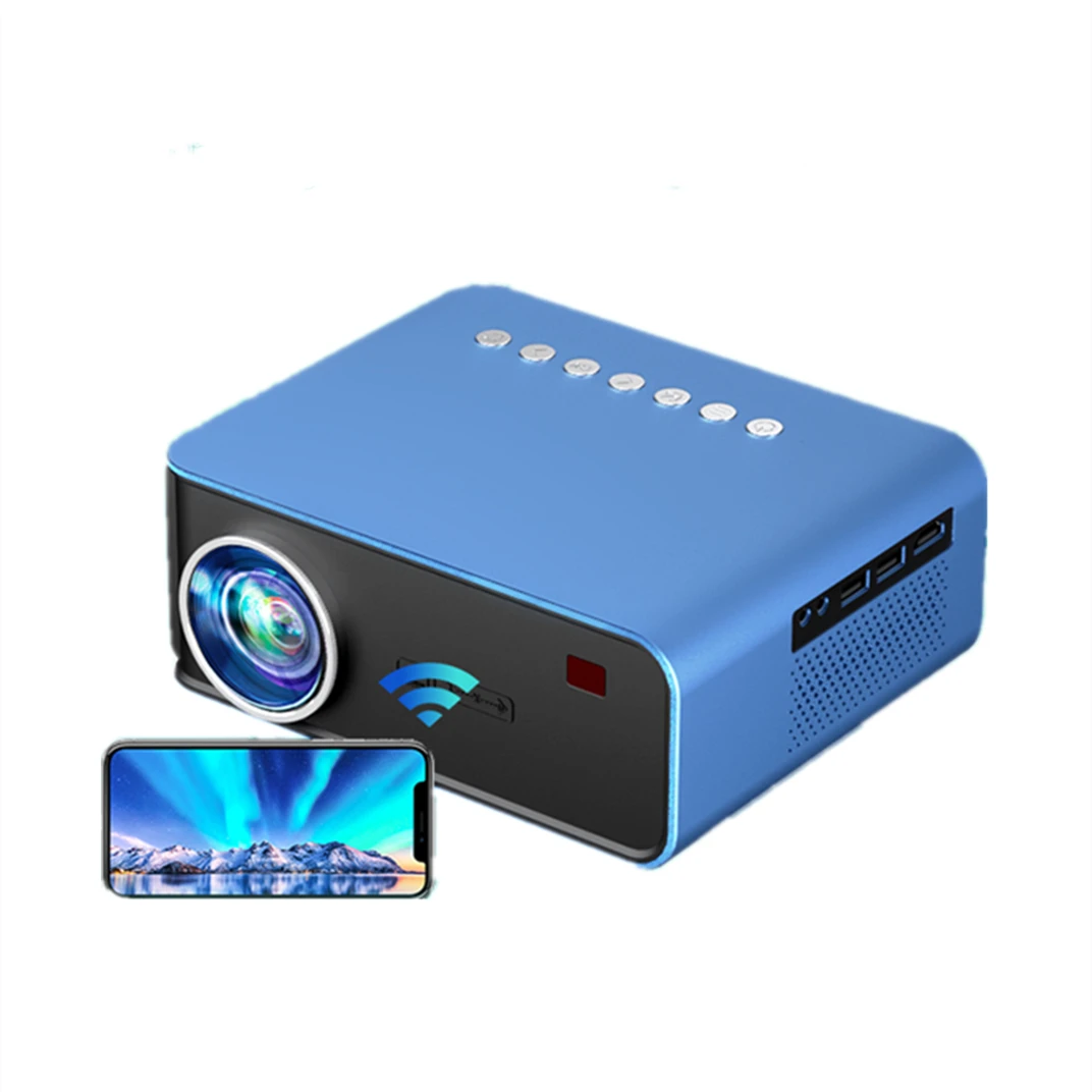 Lemax T4 4K LCD Smart Mini HD 1080P Home Theater Projector Built-in Youtube Led Portable Wifi Beamer  for Tablet Mobile Phone PC