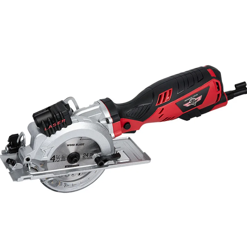 DIY 115mm 705W high-power electric circular saw  cutting wood metal plastic