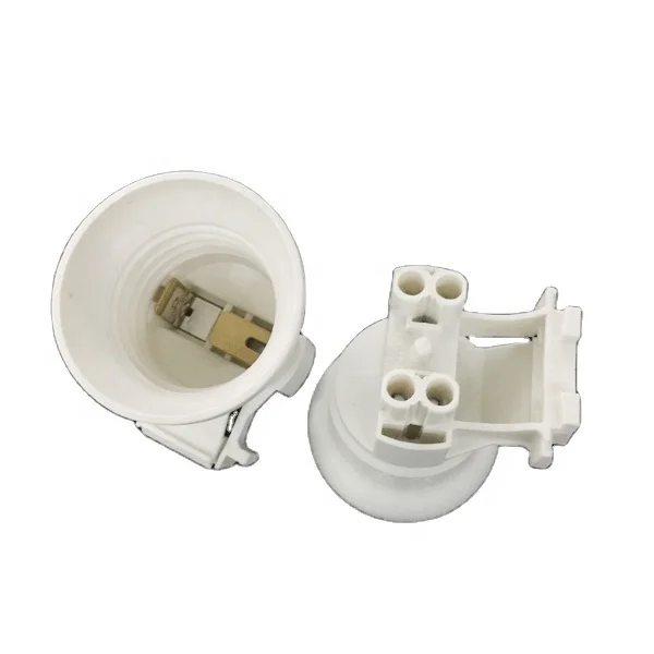 SAA white plastic lampholder E27 Manufacturer