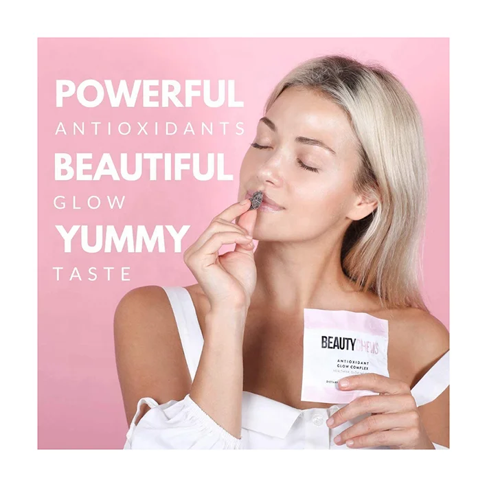 Astaxanthin Gummies with Vitamin E Beauty Skin Chews for Children Encapsulated as Gummy Candy Pills