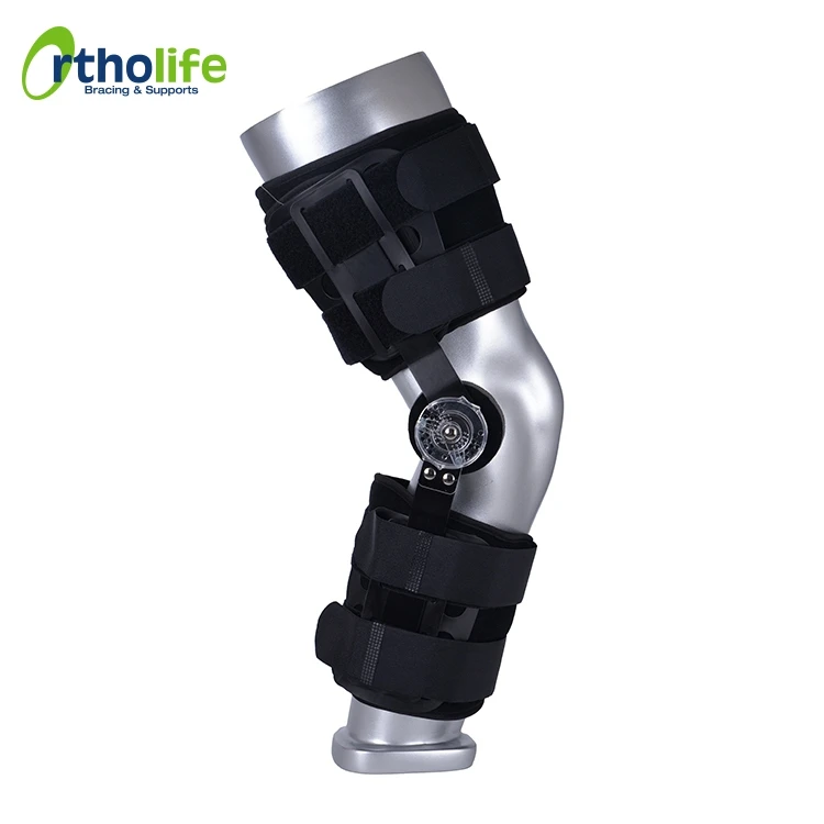 OL-KN091 Universal Fitness Orthopedic ROM Control Adjustable Knee Brace With Hinge