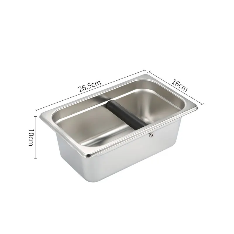 Custom Logo Home Commercial  Stainless Steel Coffee Grinder Knock Box Big Stand Jumper Commercial Floor Standi