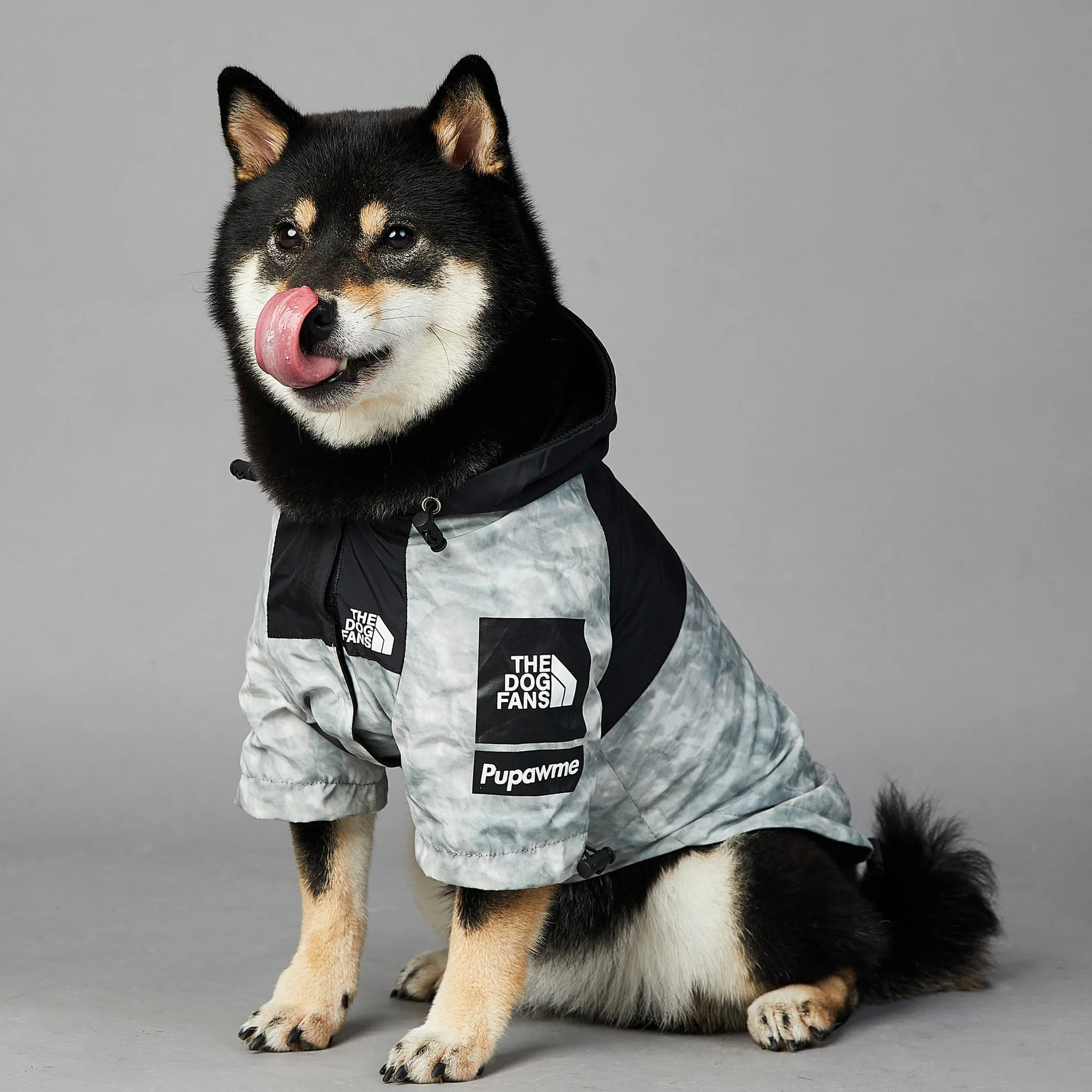 Available Stocks Hot Luxury Style Large Size Puppy Raincoat Pet Apparel Dog-face Waterproof Coats Custom Dog Clothes
