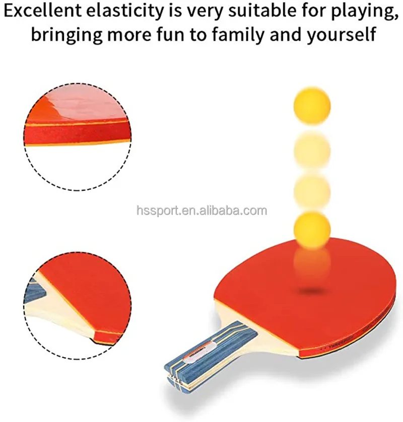 cheap good price table tennis set with portable net and Carrying Bag portable Pingpong paddle Sets