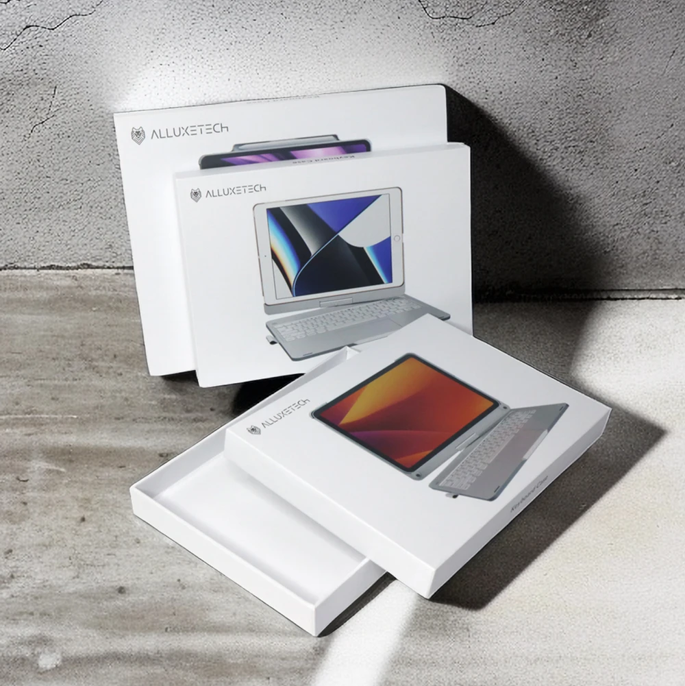 Жесткая прочная картонная крышка и базовый футляр, Подарочная коробка, коробки для клавиатуры Ipad
