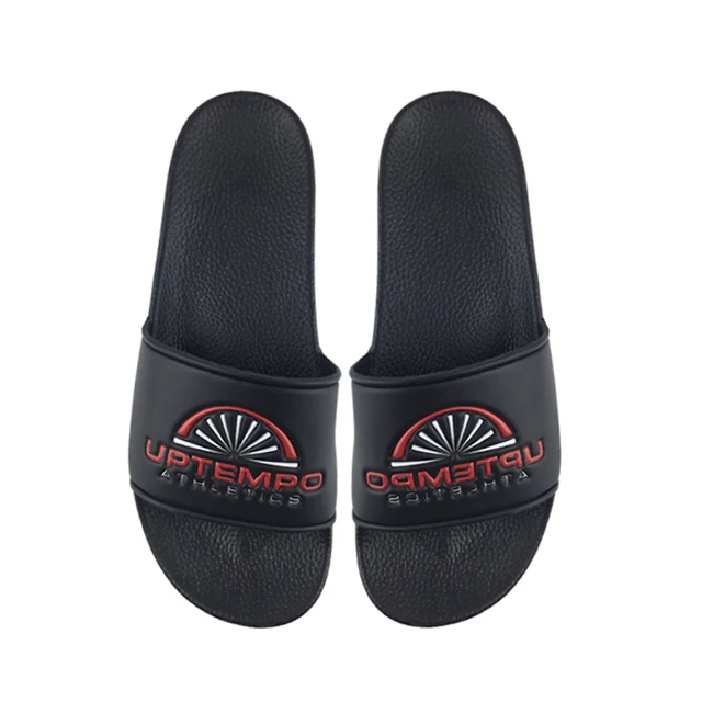 
Tonghua Shoes slides footwear, adult size inflatable water slide, custom own logo brand slide set 