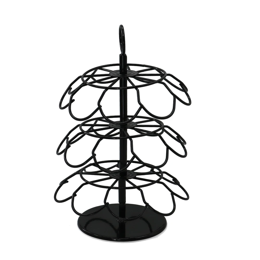 3 Layer Rotating K Cup Storage Coffee Pod Stand