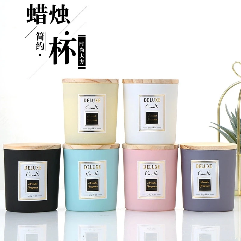  Top selling candle jars 6 different color physical more