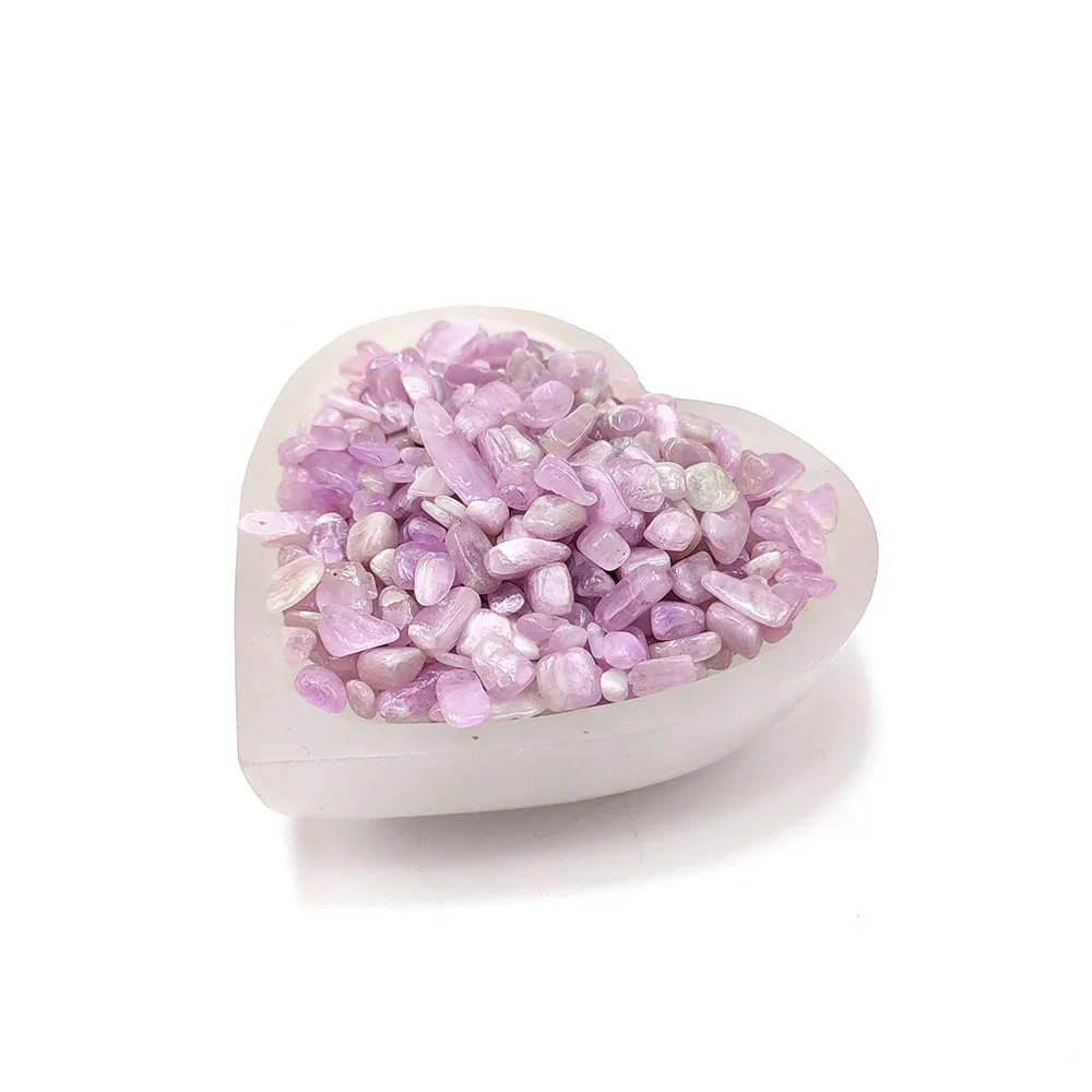 Natural Spodumene Kunzite Wholesale High Quality Kunzite Rough Gemstone Chips For Sale