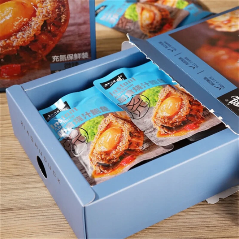 Xiao Hu Duck 360g Nitrogen Sachet Packaging Chinese Meat Instant Seafood Snacks Haliotis Abalone With High Quality for Sale