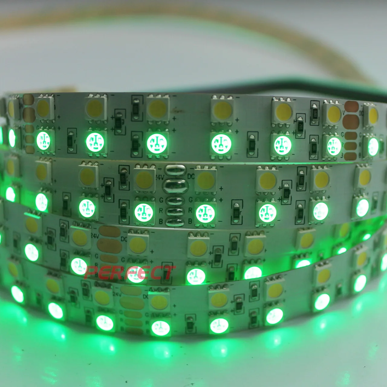 Flexible SMD 5050 RGB+W LED Light Strips 144led/meter DC 24V double rows led strip light