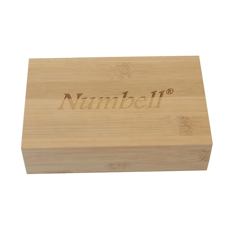Custom Logo Square Packaging plain Bamboo Wooden Storage Gift Box With Lid
