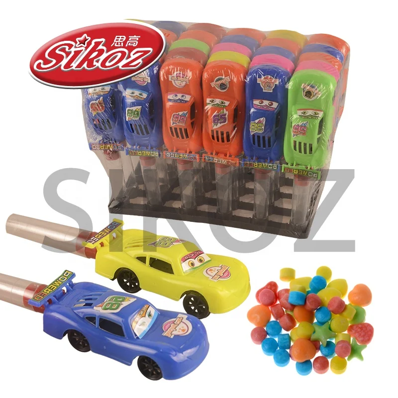 Kids plastic car toy candy