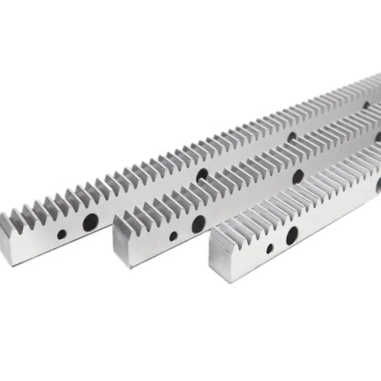 High Accuracy DIN6 M1.5 M2 M3 M4 M5 M6 Ground Steel Gear Rack and Pinion Spur Helical Tooth Made in China