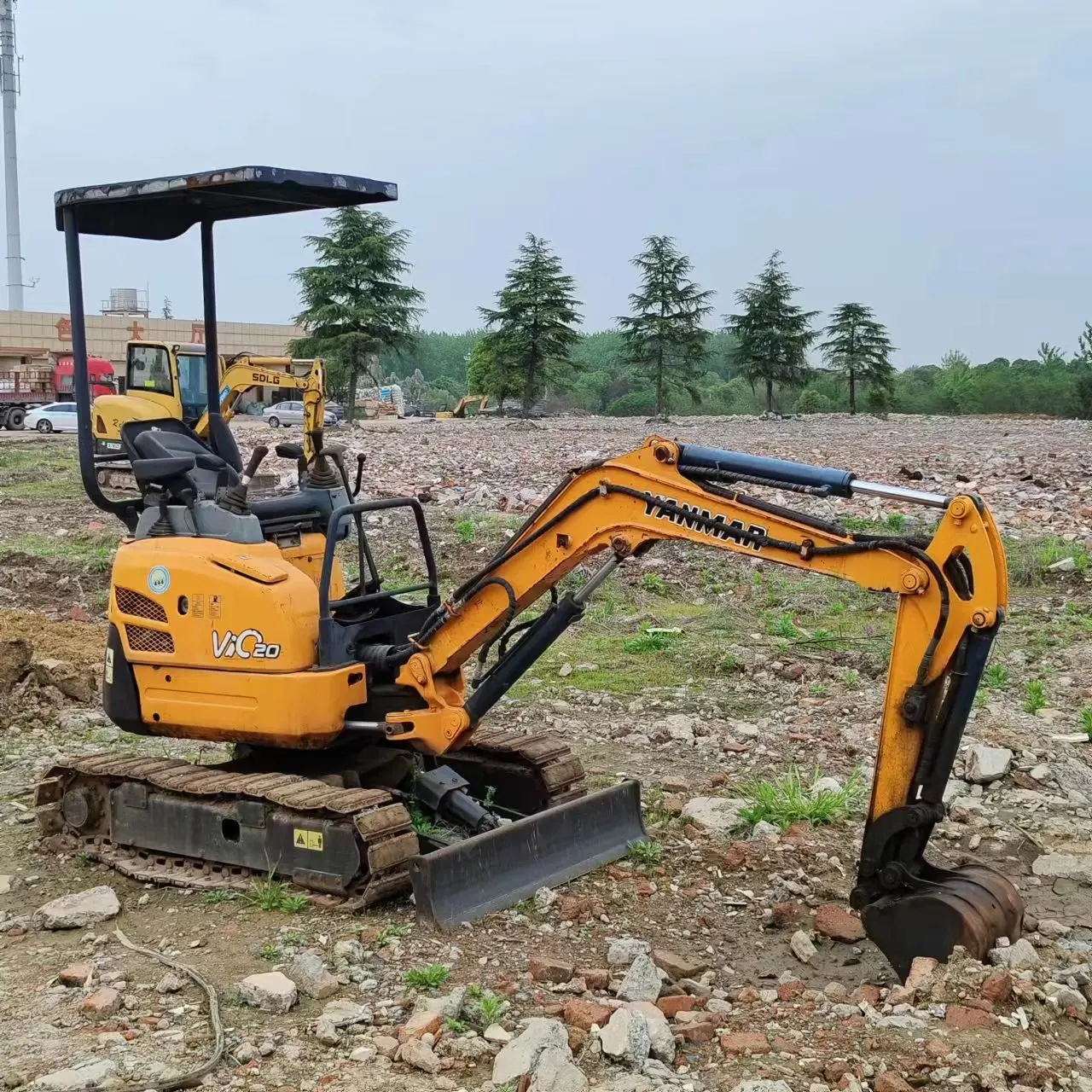 YANMAR Vio20 Hydraulic Tracked Excavator for Sale Original 2019 Provided Engineering Construction Machinery 14.6 KW 2.135 Ton JP