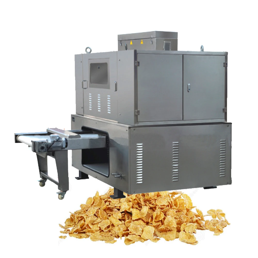 Double Screw Extruder Food Equipment Automatic Breakfast Cereals Production Line