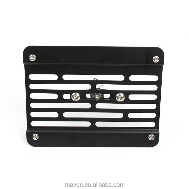 Car Front Bumper Tow Hook US License Plate Relocator Mounting Bracket Holder