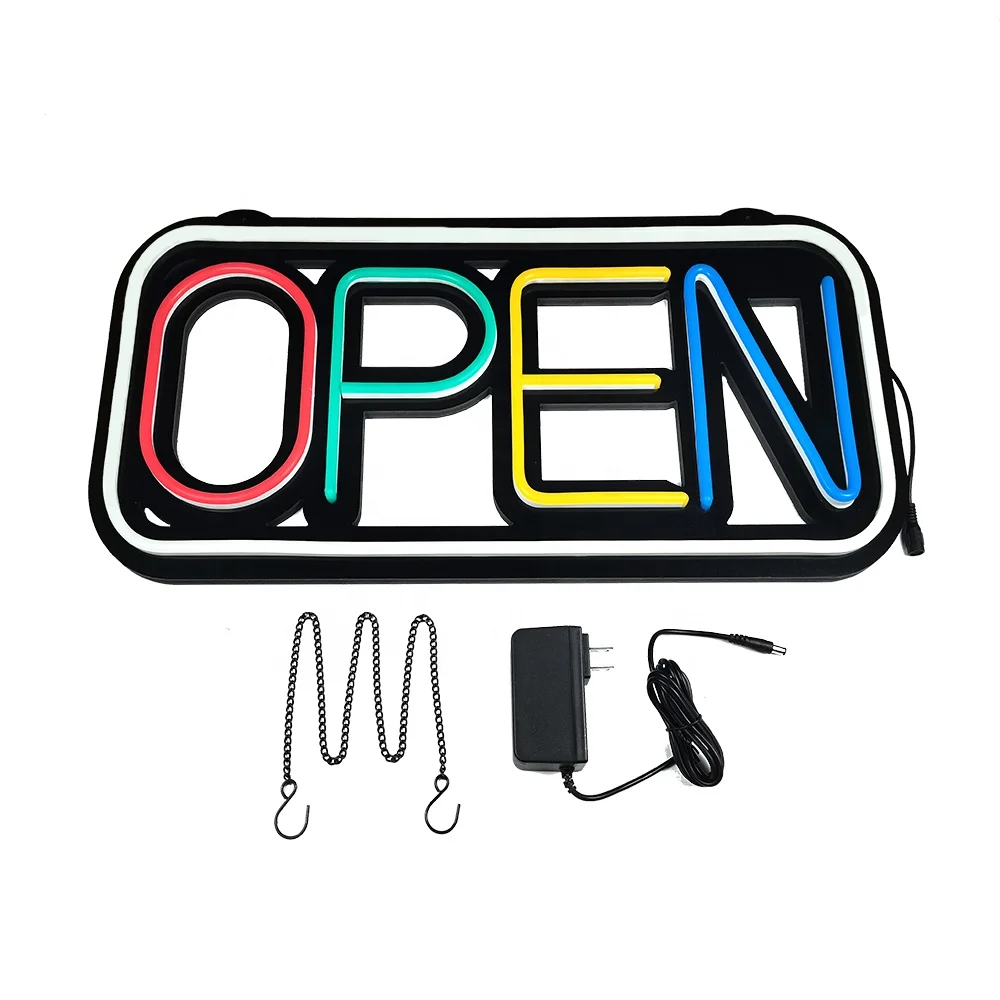 Decorative Outdoor Lights Giant Love Letter Custom Close Open Advertising Neon Sign