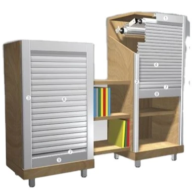 Китайский поставщик, низкая цена, прочная электрическая и ручная дверь из алюминиевого сплава