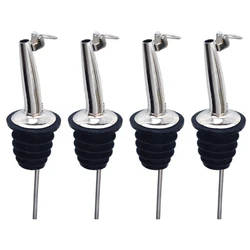 Самый популярный металлический носик для бутылки красного вина, дрип-стоп, скоростной откидной сверху, нержавеющая сталь, золотой, серебряный ликер, Оливер, масло, разливатель вина