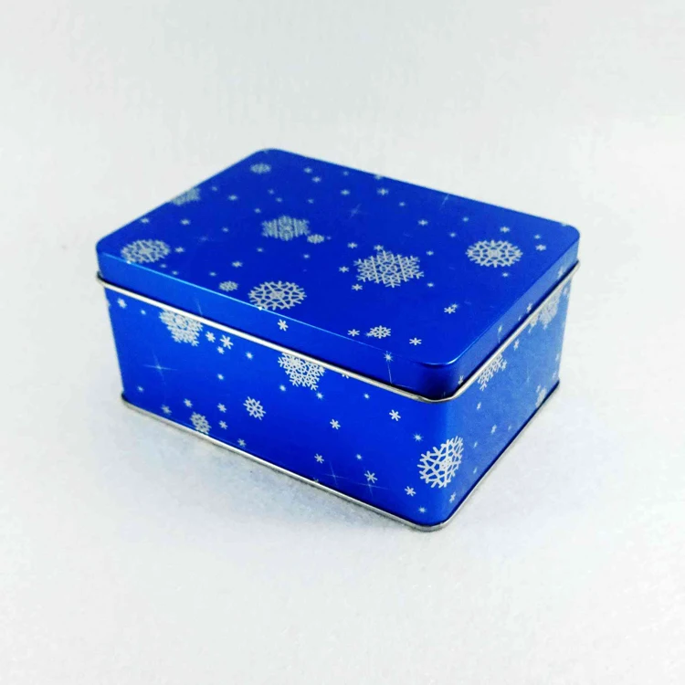 The Rectangular Iron Box Gift Card Toy Tin Packing Box Food Cookie Packing Metal Box