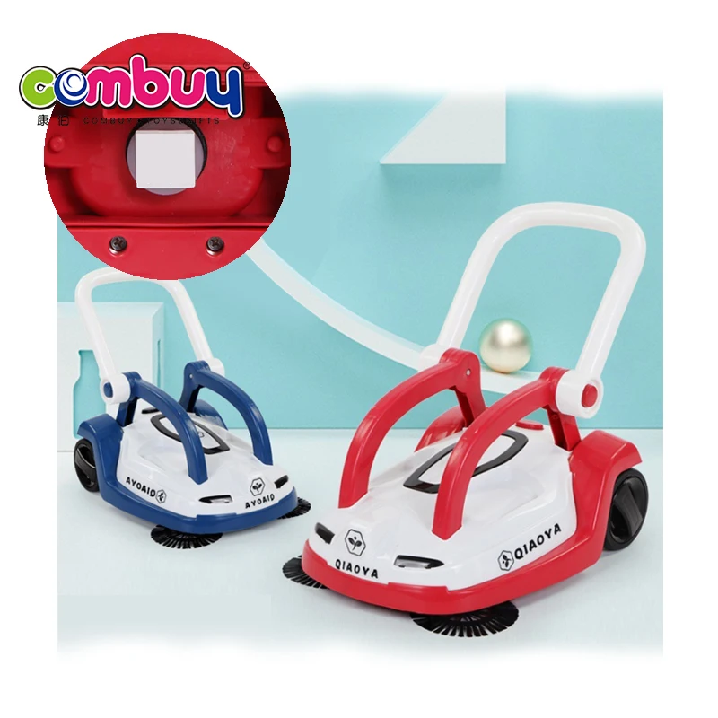 Cleaning floor sweep electric musical easy storage toy push learning walker