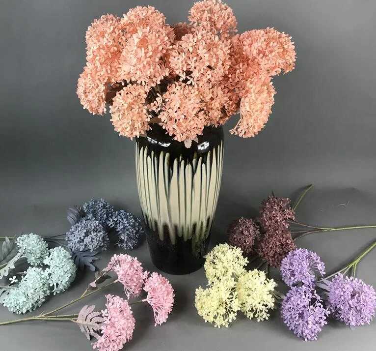 FC3007 Silk flowers hydrangea flower  for wedding decoration
