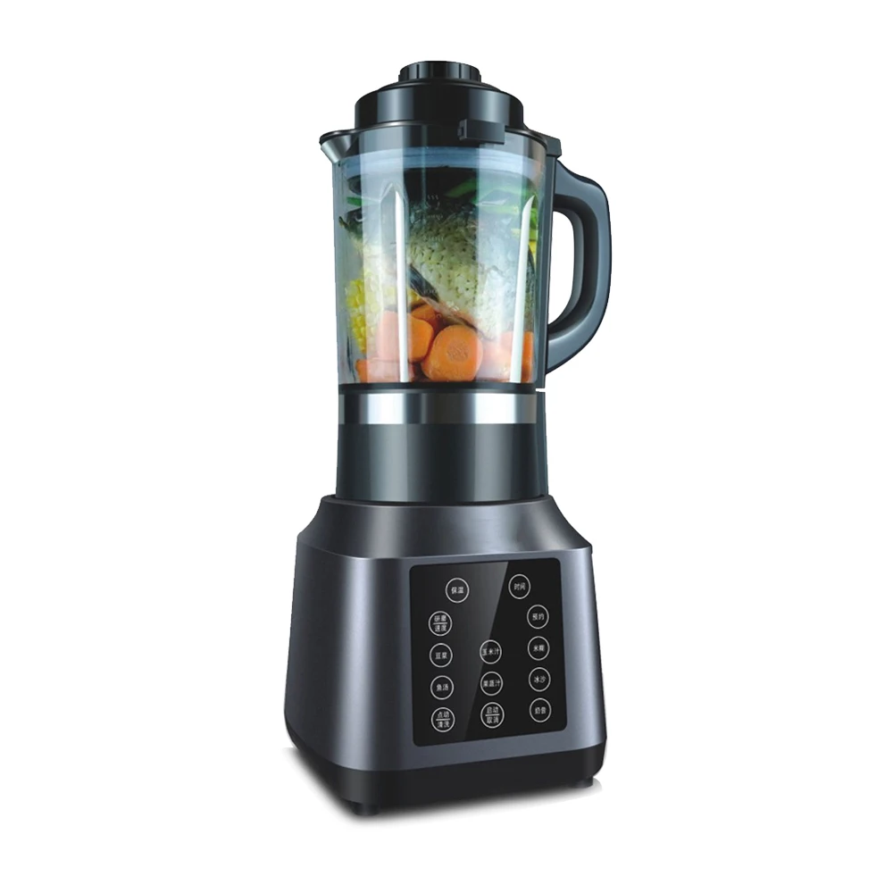 PCB control, Soft touch screen fruit vegetable commercial chopper heating blender for home use