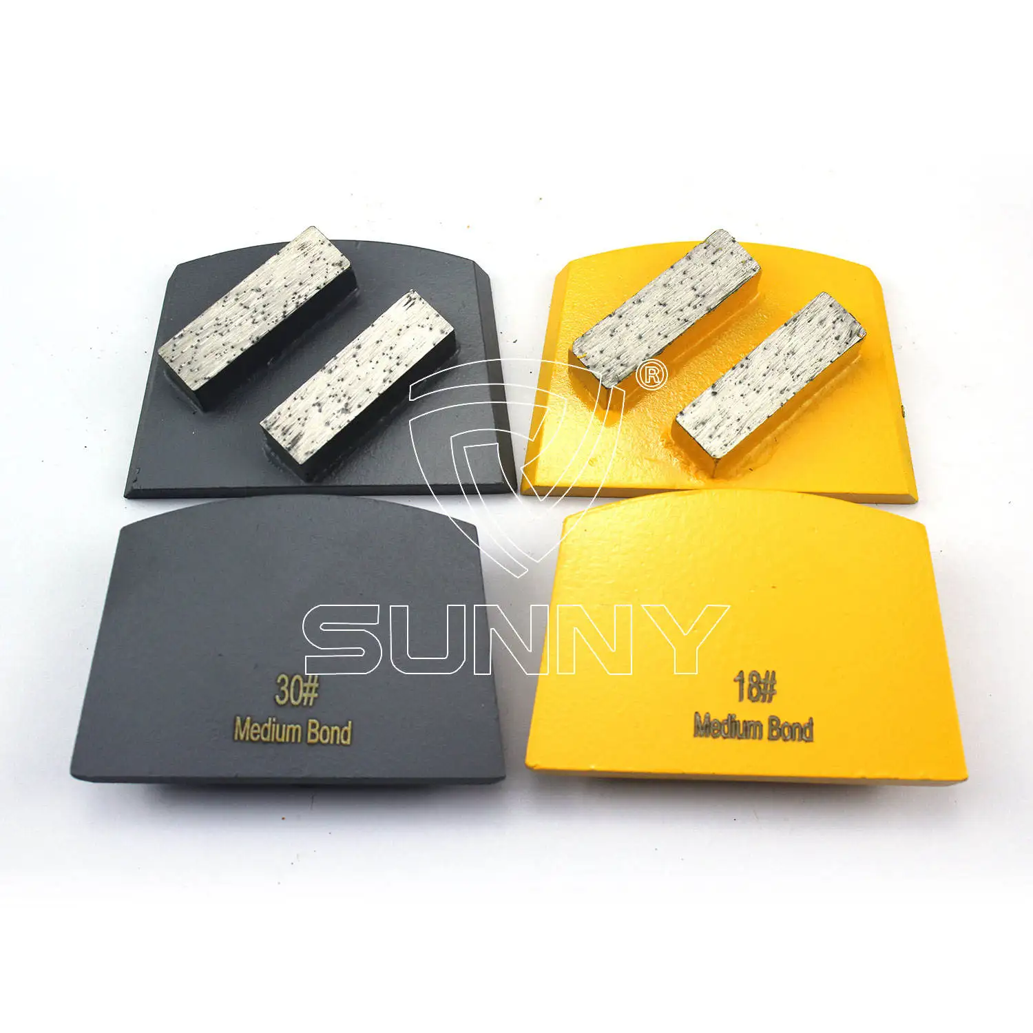 Sunny High Quality Custom Abrasive Tools 30-200# Grit Diamond Grinding Shoes For Polishing Machine