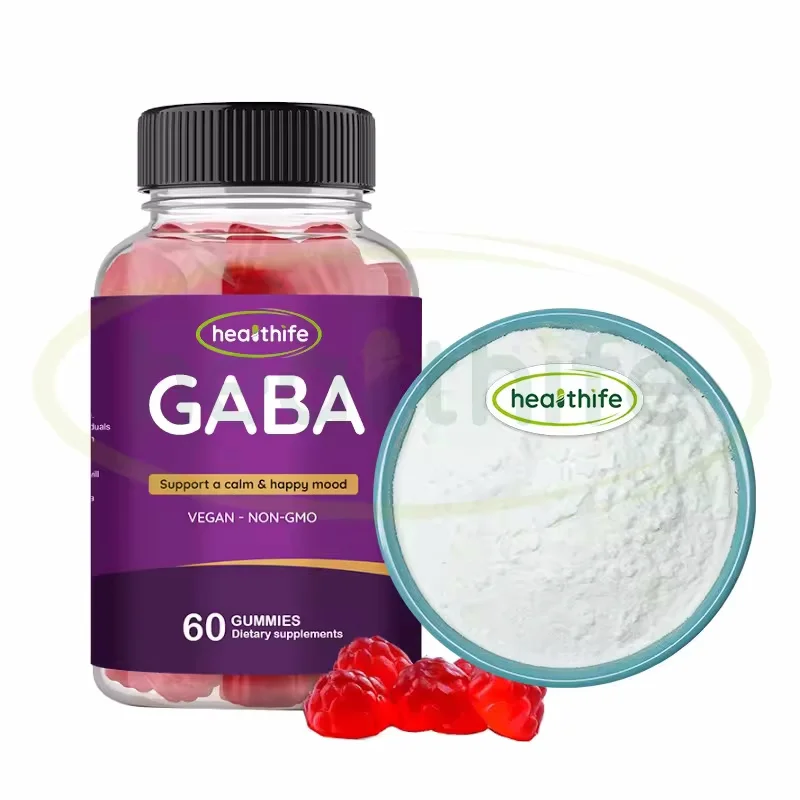 Healthife CAS 56-12-2 GABA Powder 99% Gamma Aminobutyric Acid