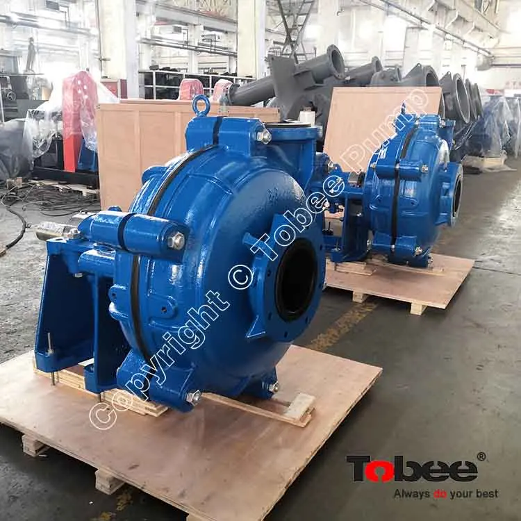 Tobee 8/6E-THR Rubber Lined Slurry Pumps Centrifugal Mining Slurry For Mining
