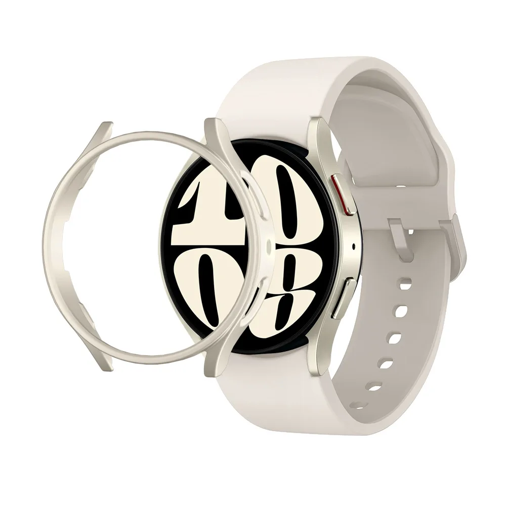 New Watch 6 PC Hollow Frame Watch Protector Case For Samsung Galaxy Watch 6 5 4 Protector Cover 47mm 43mm 44mm 40mm Bumper Case