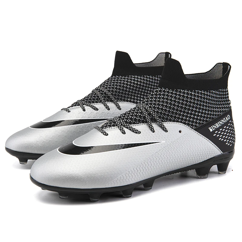 2022 Online Sale Men Kids Turf Studs Football Boots Indoor Futsal Soccer Shoes