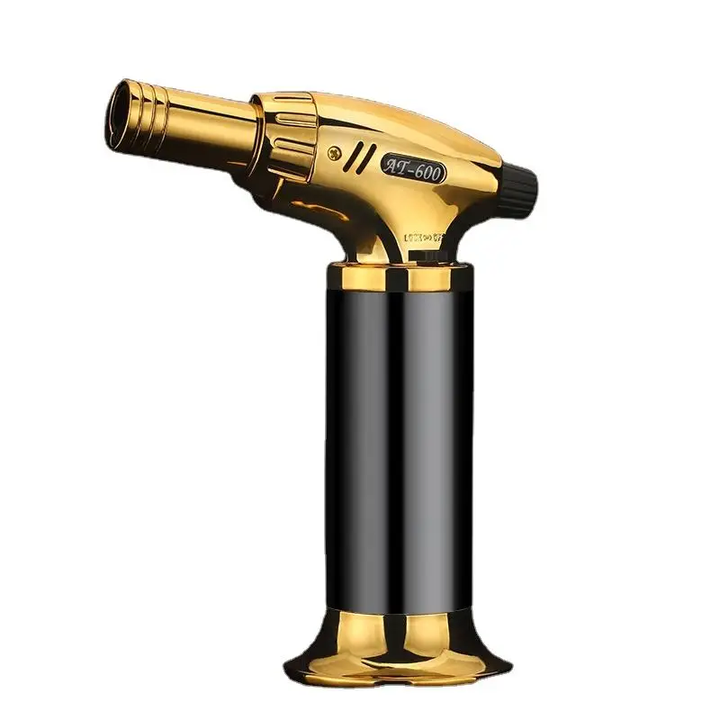 High Quality Torch Lighter For Cigar Kitchen Culinary Gas Refillable Bbq Torch Lighter Stylish And Windproof Jet