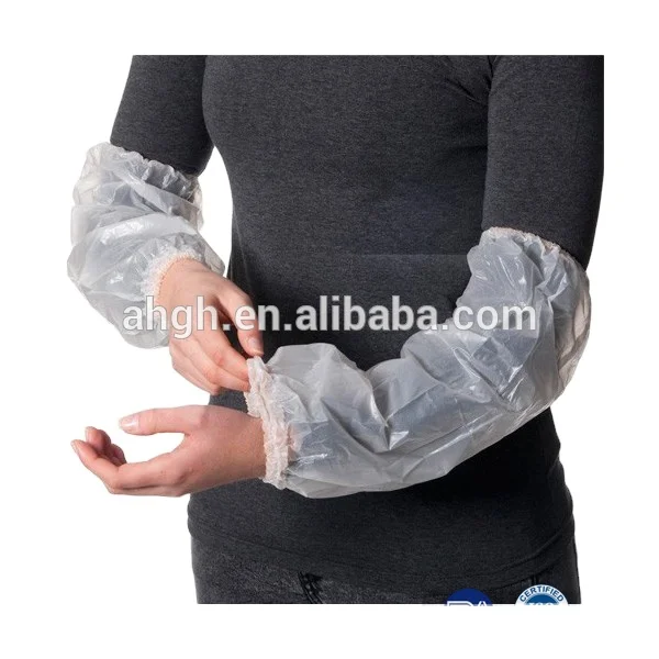 PE/HDPE/LDPE arm sleeve cover for chef /plastic sleeve cover for sale