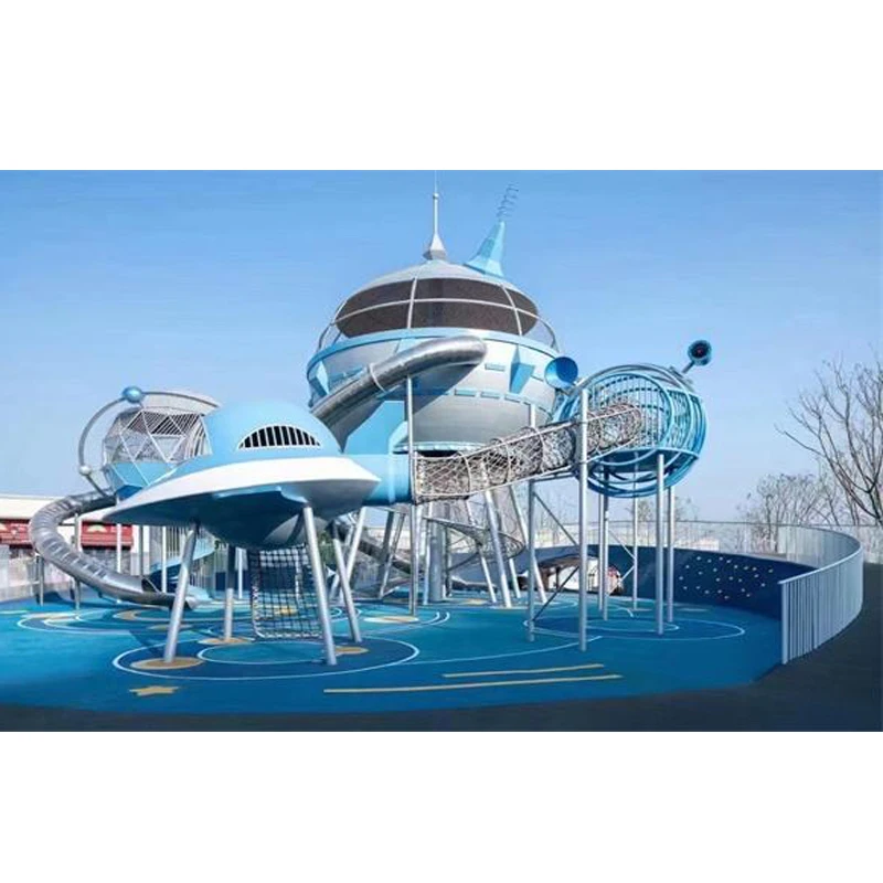 Outside and indoor Large spiral slide Kids Outdoor Tube Slides Adults Outdoors Stainless Steel Slide