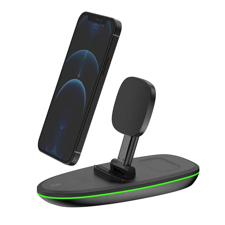 Fast 15W qi OEM smart phone watch multifunction wireless charger phone