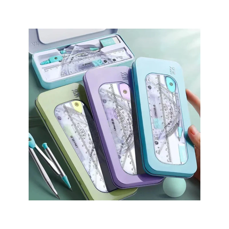 2022, лидер продаж, Высококачественные канцелярские принадлежности, наборы для математики для школы, студента, геометрический компас, сделано в Китае